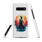 Cover Samsung Resistente – Compatibile con Ricarica Wireless – Design Samurai Giapponese-Biiply