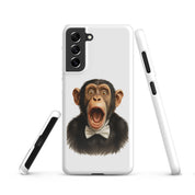 Cover Samsung Resistente – Compatibile con Ricarica Wireless – Design Scream Monkey-Biiply