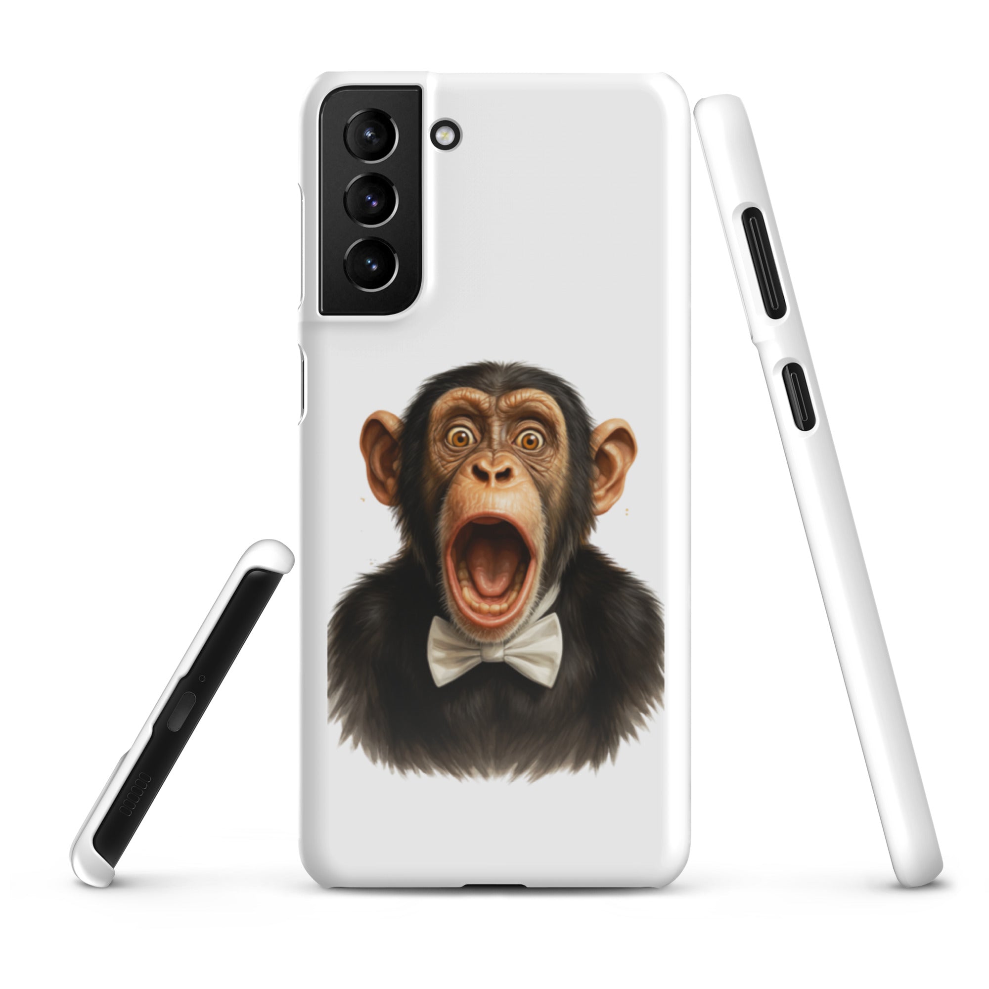 Cover Samsung Resistente – Compatibile con Ricarica Wireless – Design Scream Monkey-Biiply