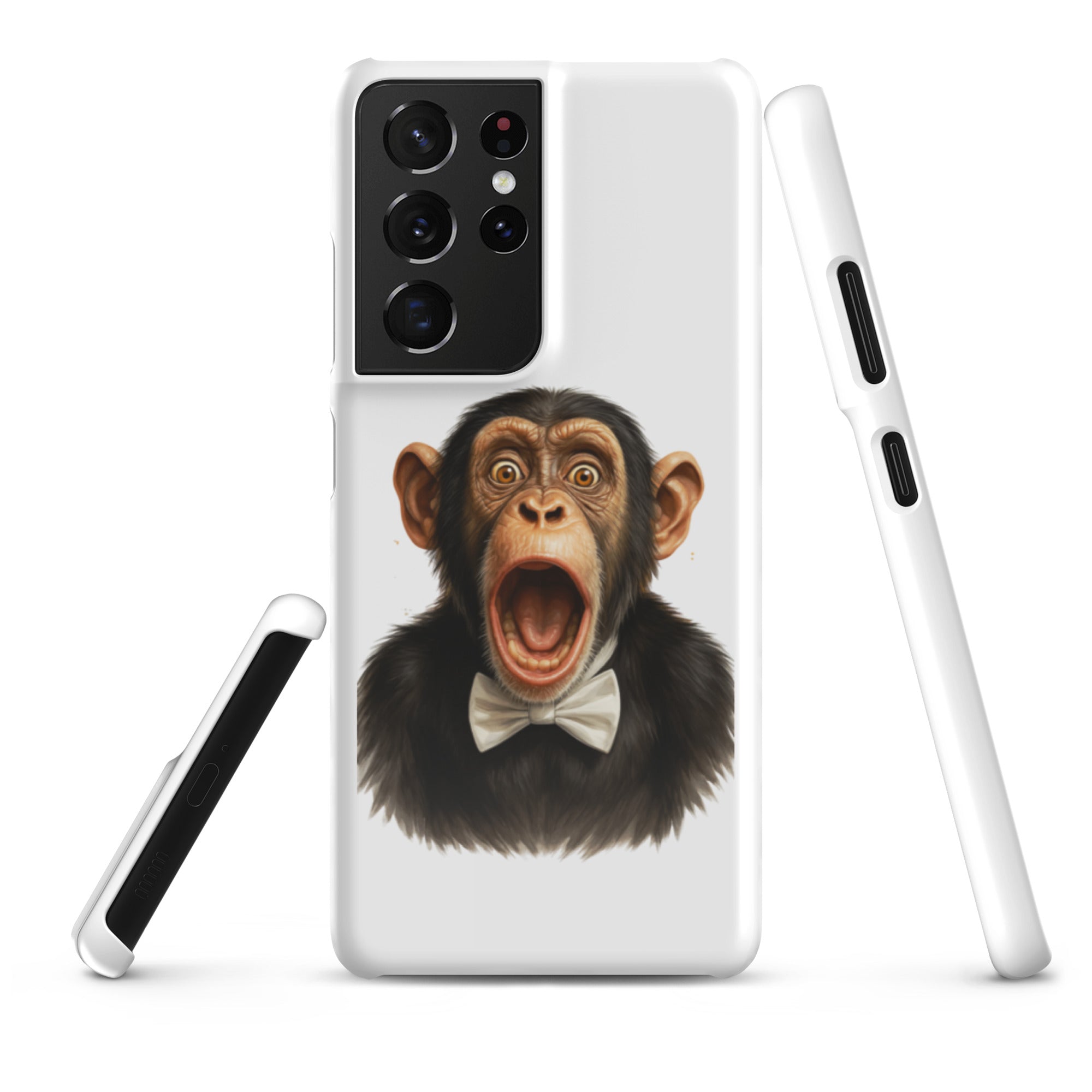Cover Samsung Resistente – Compatibile con Ricarica Wireless – Design Scream Monkey-Biiply