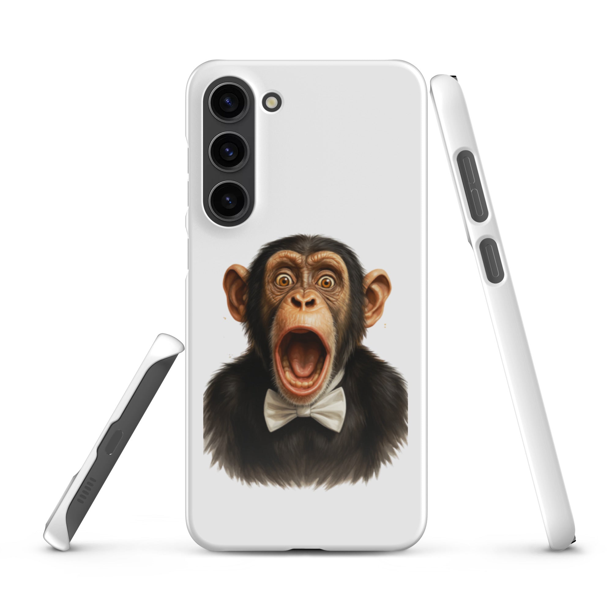 Cover Samsung Resistente – Compatibile con Ricarica Wireless – Design Scream Monkey-Biiply