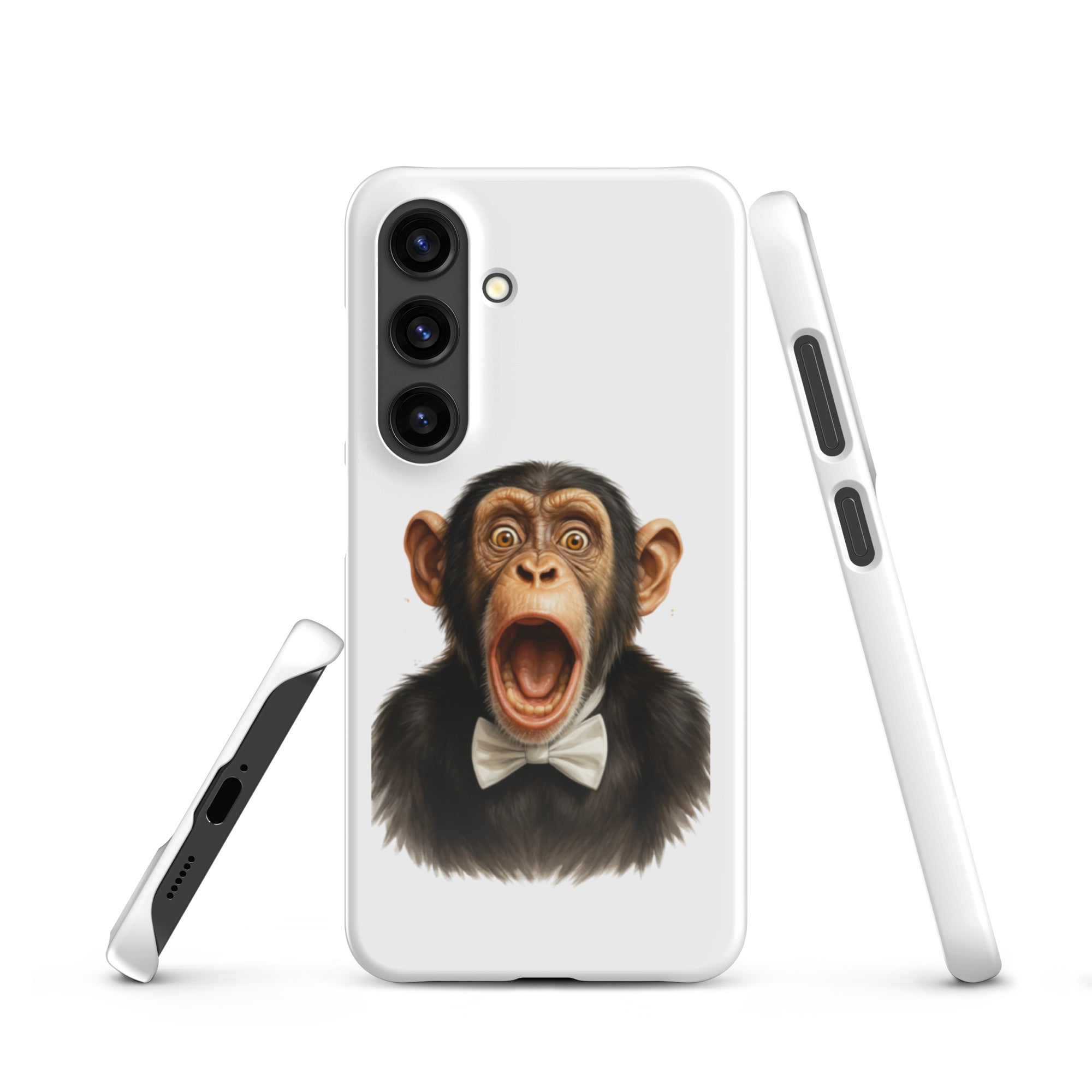 Cover Samsung Resistente – Compatibile con Ricarica Wireless – Design Scream Monkey-Biiply