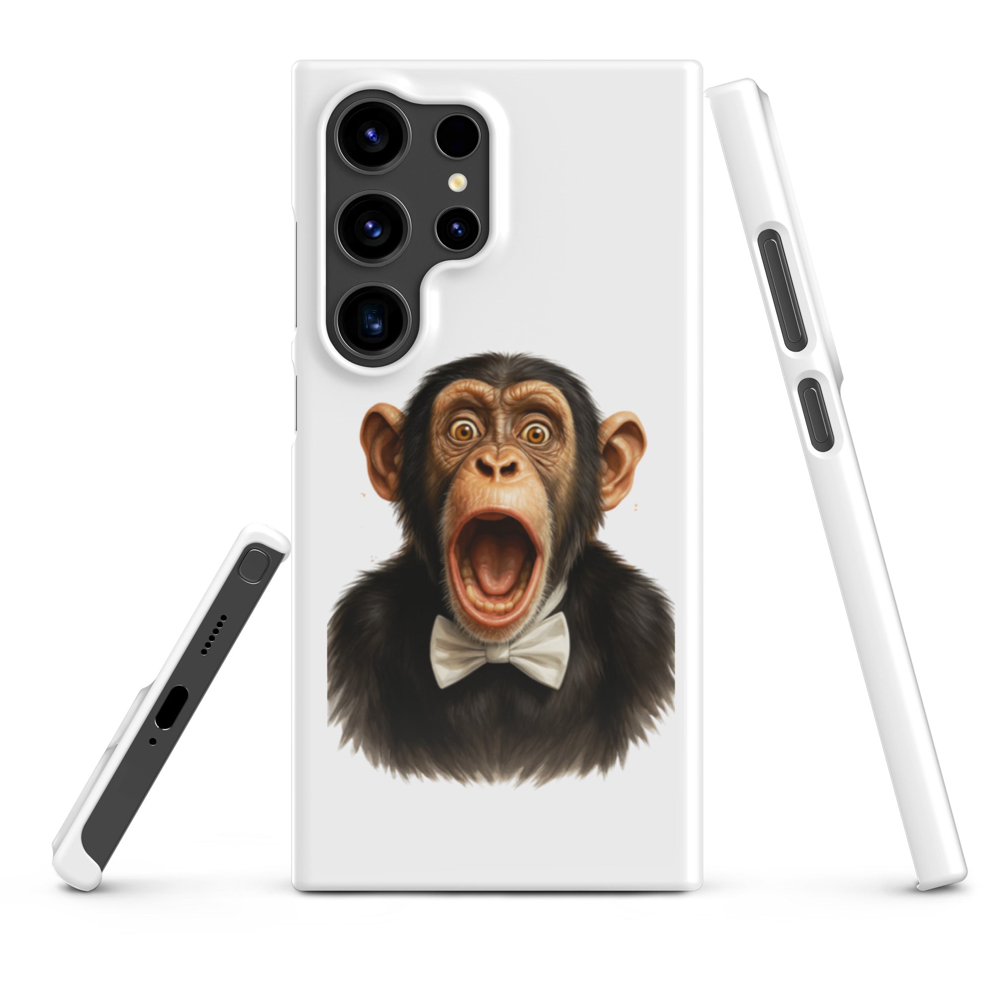 Cover Samsung Resistente – Compatibile con Ricarica Wireless – Design Scream Monkey-Biiply