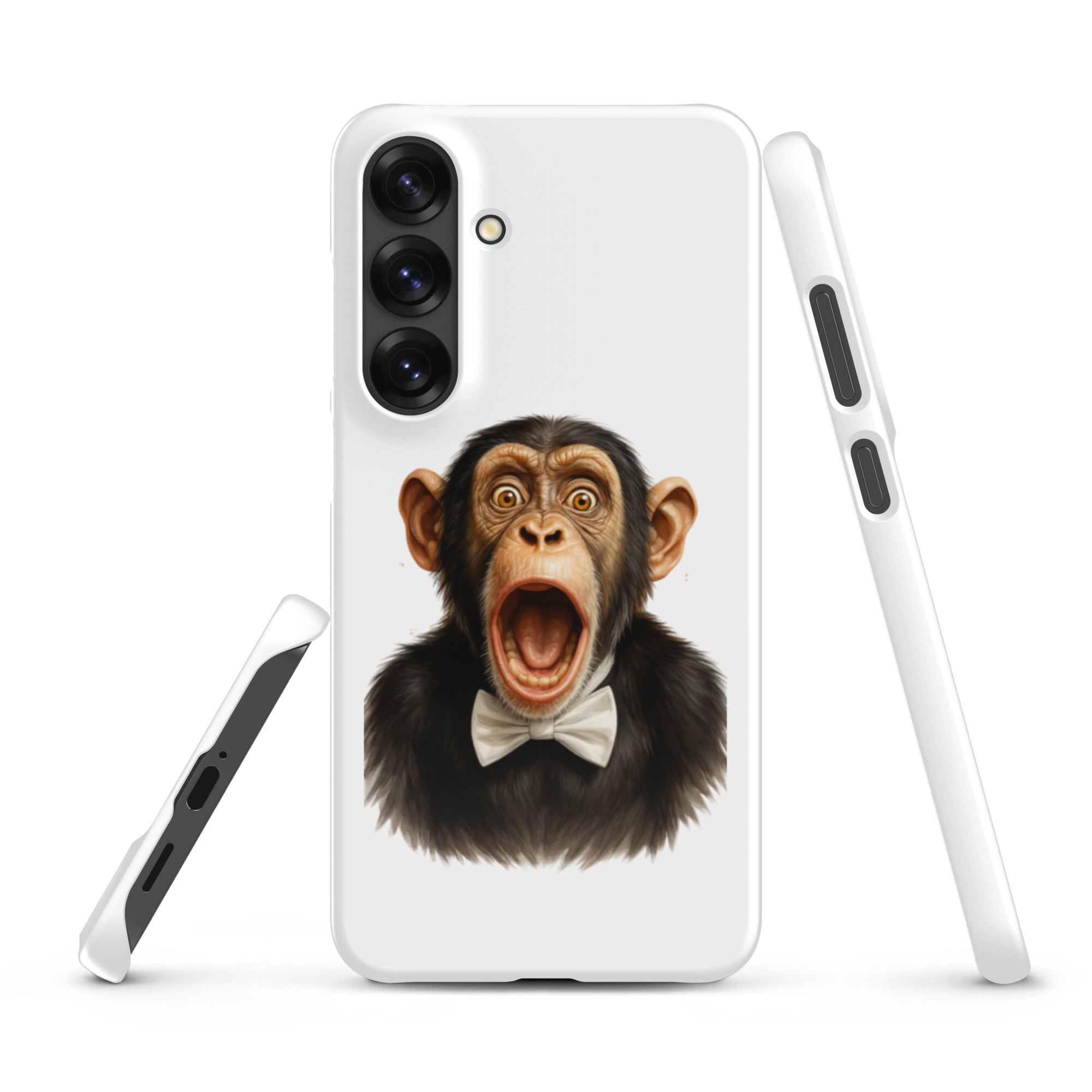 Cover Samsung Resistente – Compatibile con Ricarica Wireless – Design Scream Monkey-Biiply