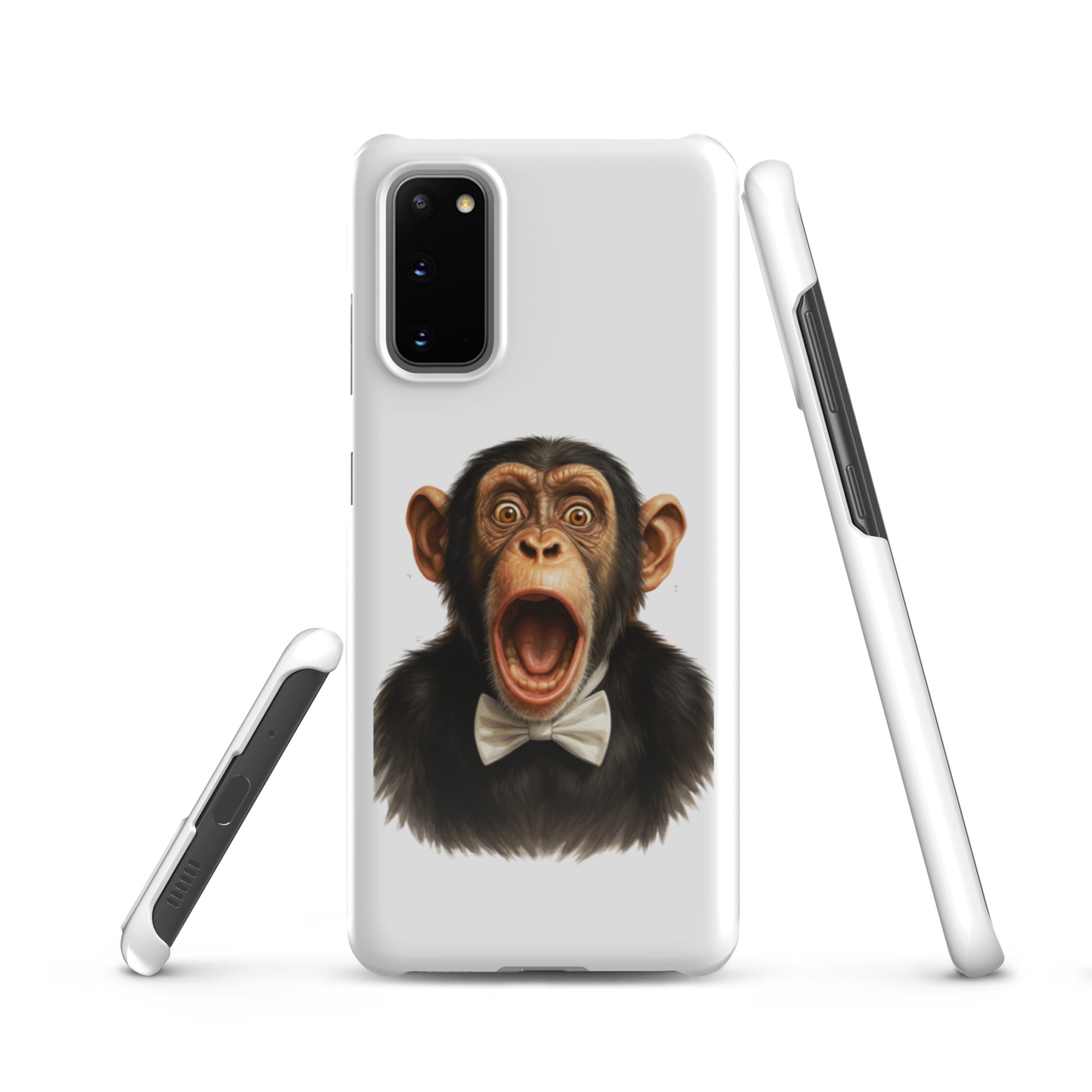 Cover Samsung Resistente – Compatibile con Ricarica Wireless – Design Scream Monkey-Biiply