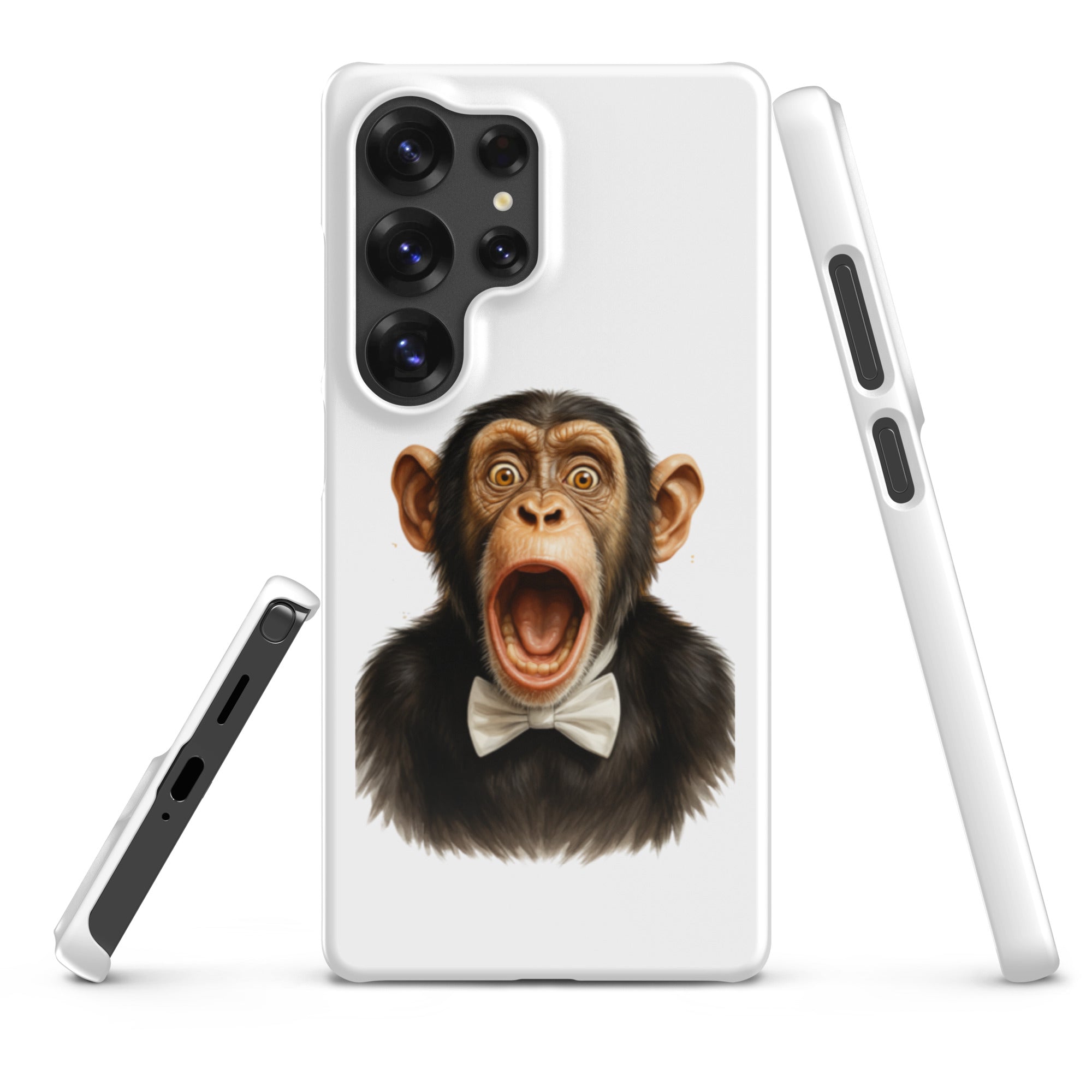 Cover Samsung Resistente – Compatibile con Ricarica Wireless – Design Scream Monkey-Biiply
