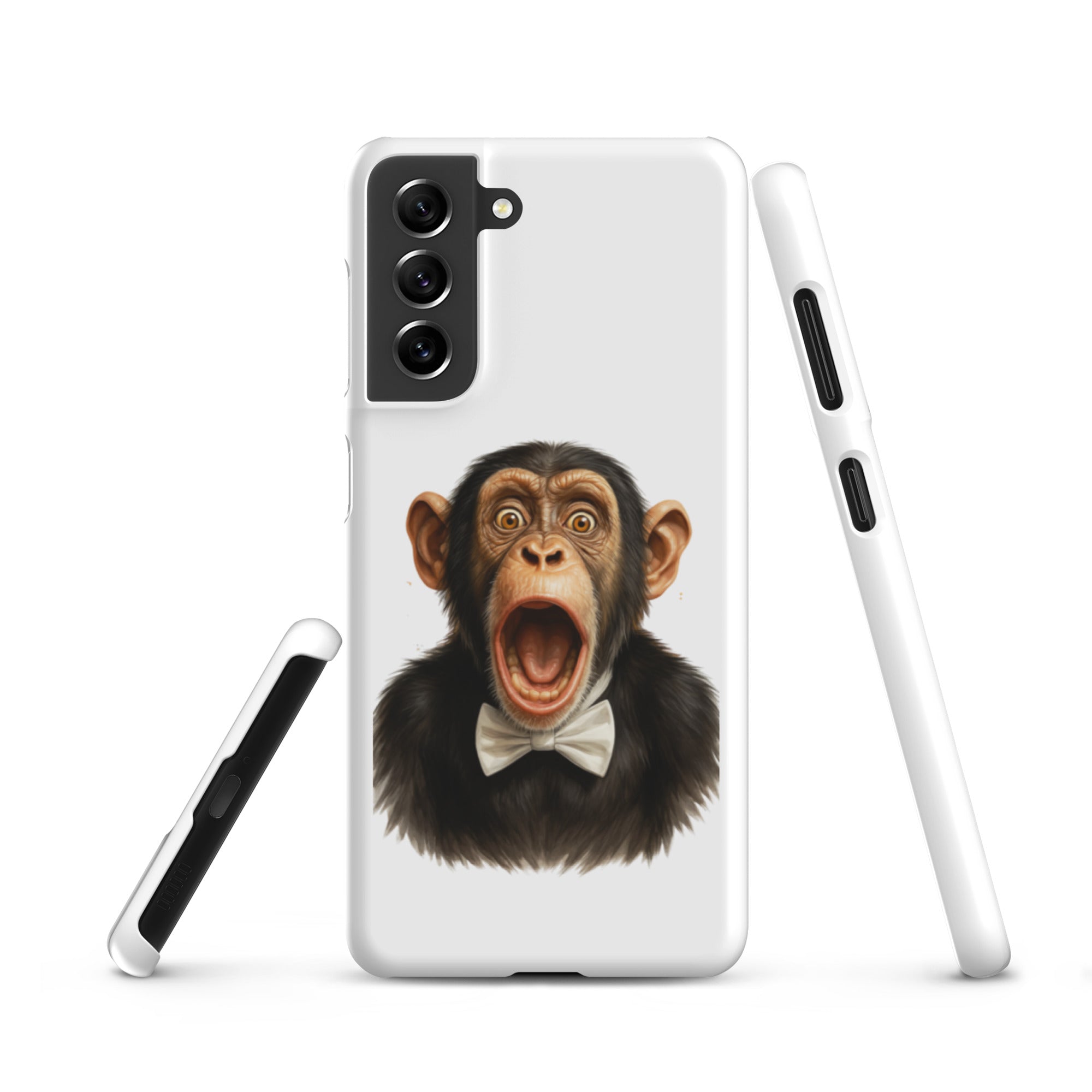 Cover Samsung Resistente – Compatibile con Ricarica Wireless – Design Scream Monkey-Biiply