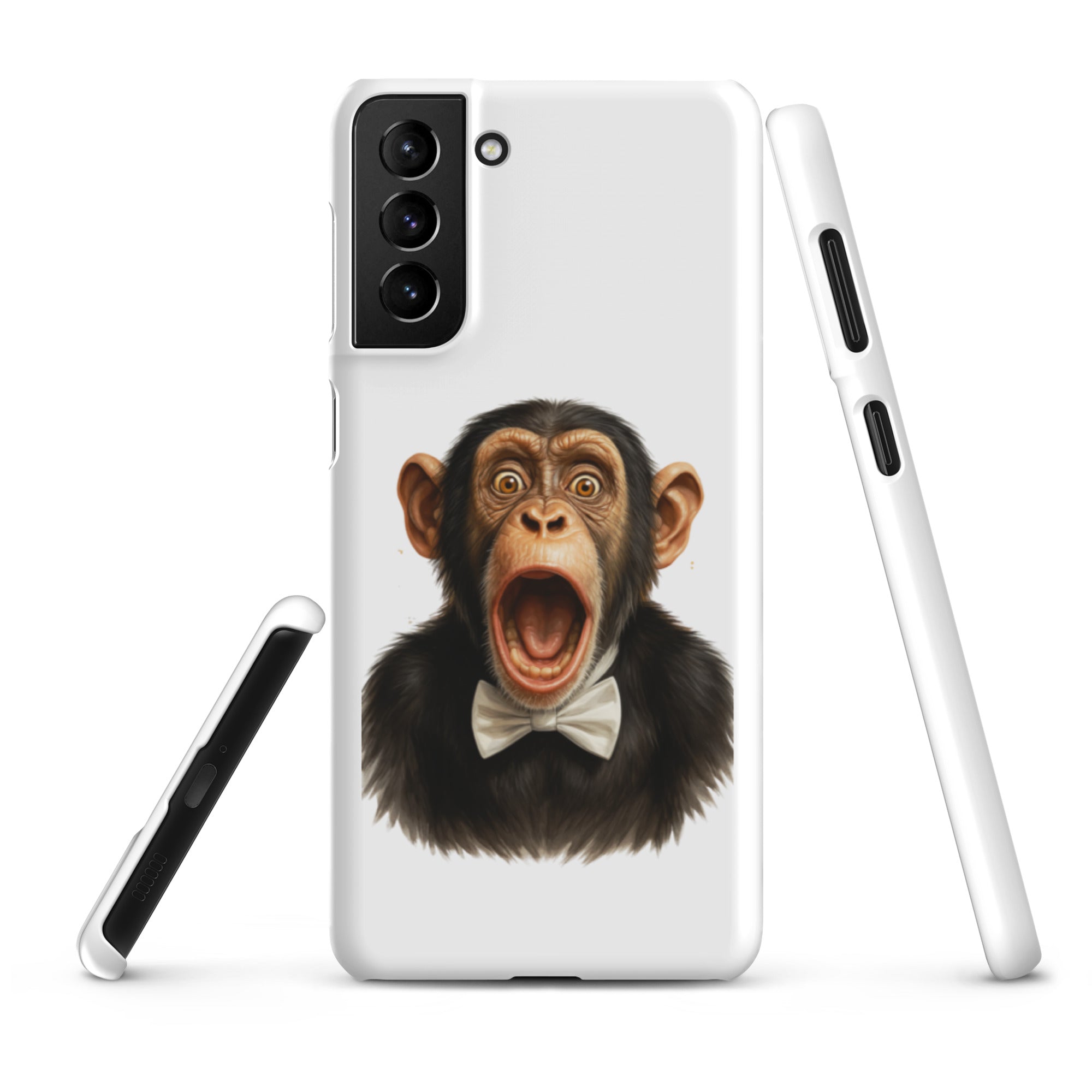 Cover Samsung Resistente – Compatibile con Ricarica Wireless – Design Scream Monkey-Biiply