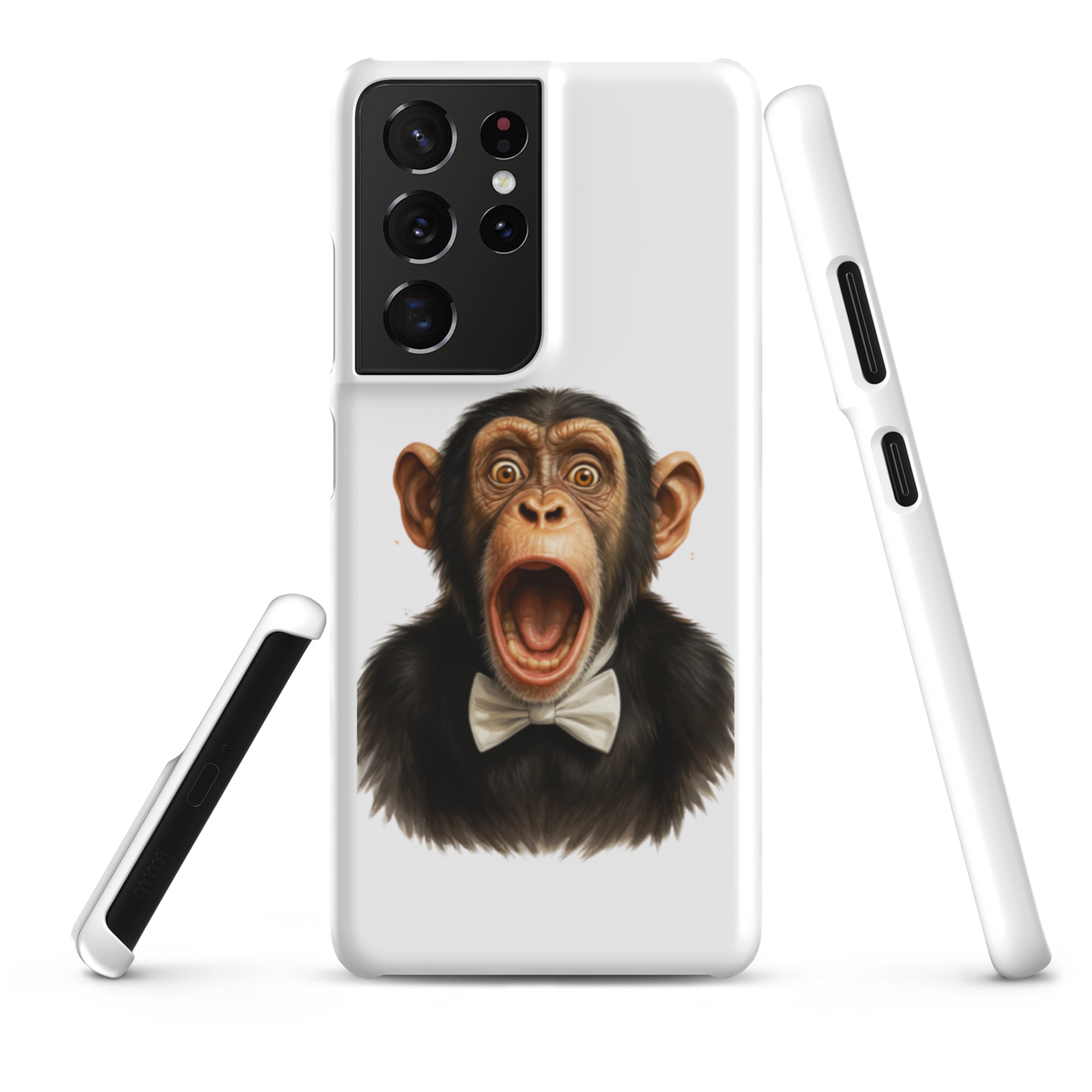 Cover Samsung Resistente – Compatibile con Ricarica Wireless – Design Scream Monkey-Biiply
