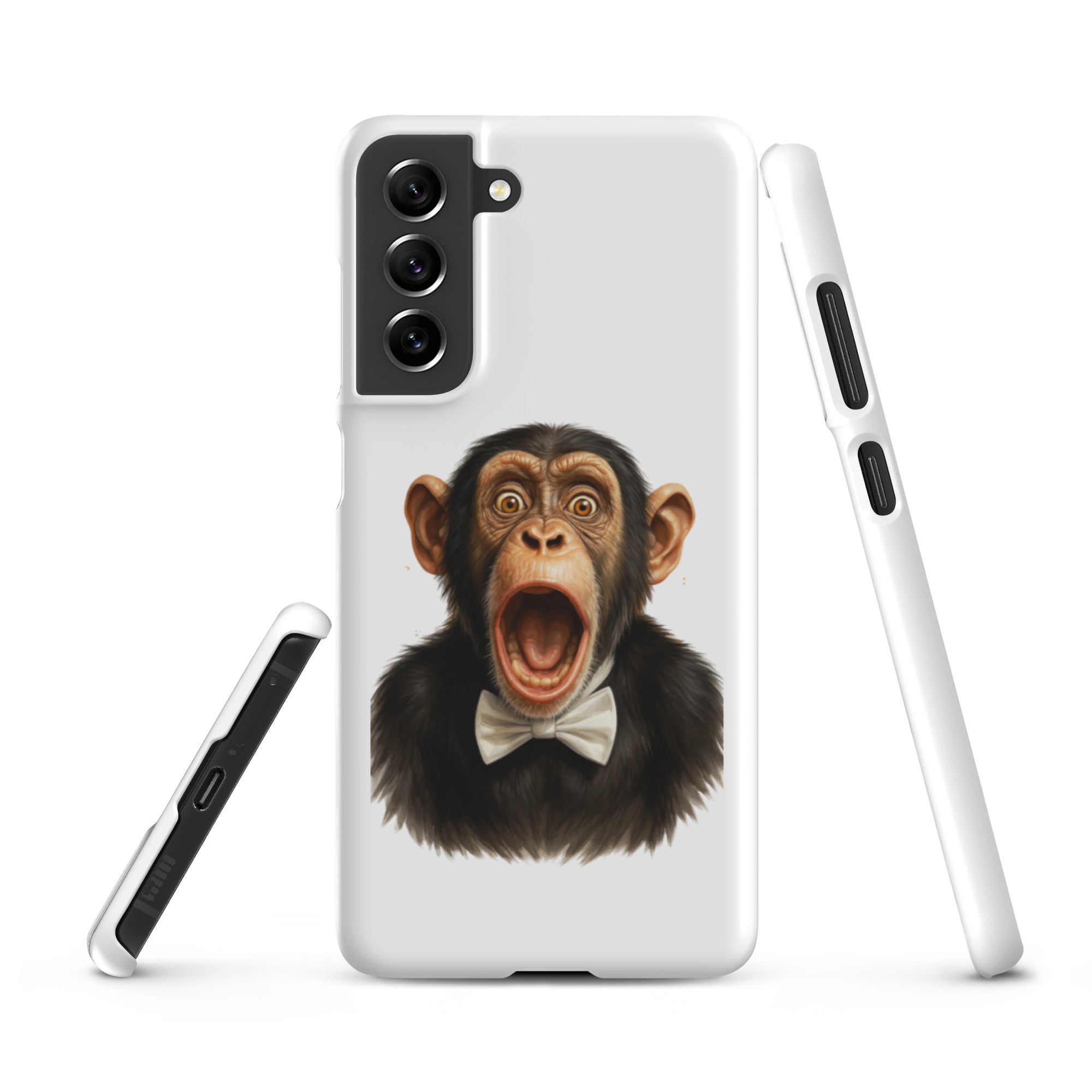 Cover Samsung Resistente – Compatibile con Ricarica Wireless – Design Scream Monkey-Biiply