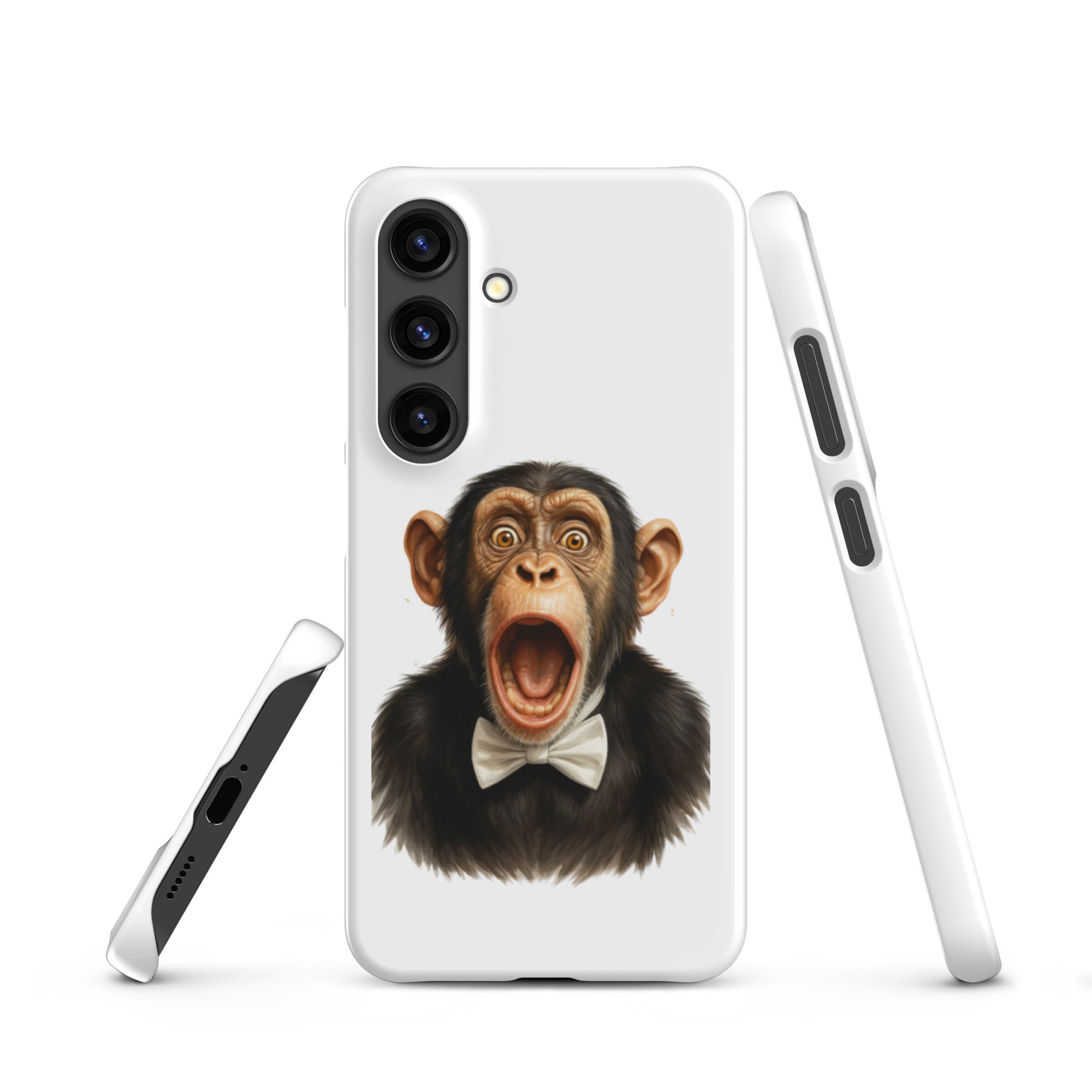 Cover Samsung Resistente – Compatibile con Ricarica Wireless – Design Scream Monkey-Biiply