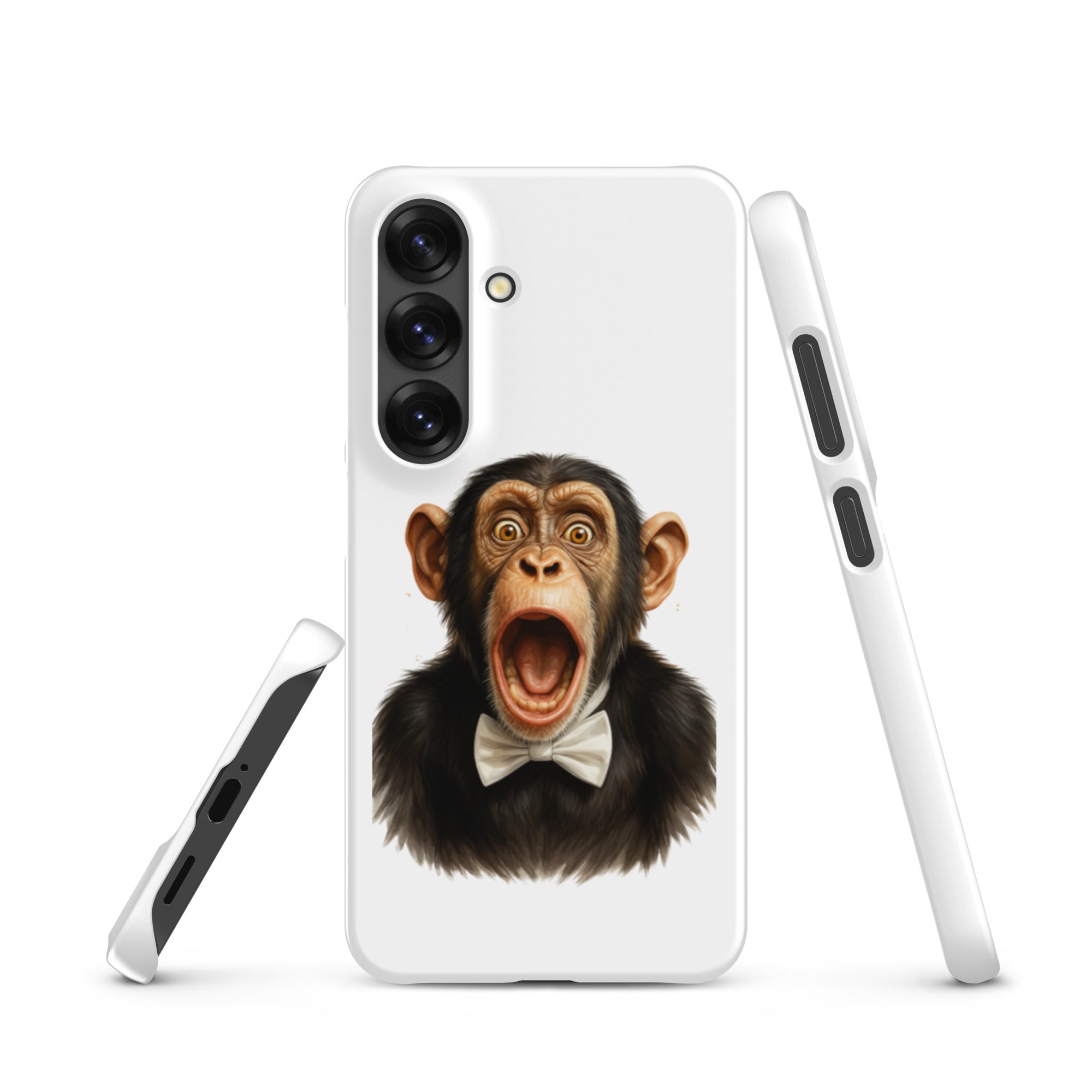 Cover Samsung Resistente – Compatibile con Ricarica Wireless – Design Scream Monkey-Biiply