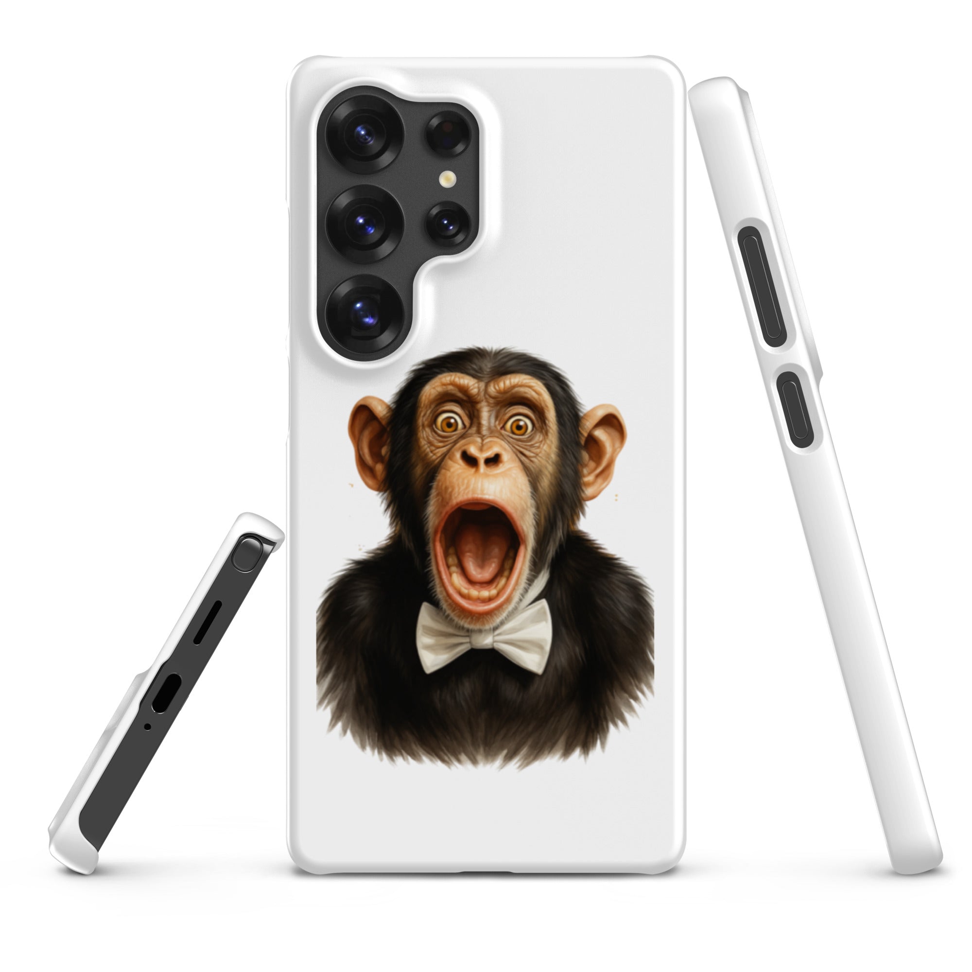 Cover Samsung Resistente – Compatibile con Ricarica Wireless – Design Scream Monkey-Biiply