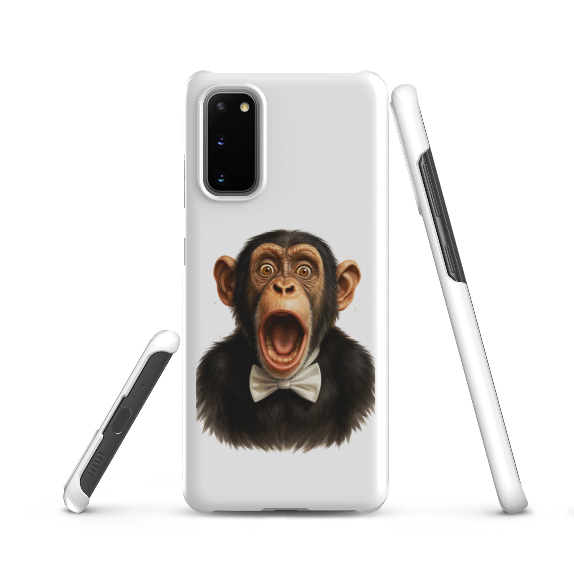 Cover Samsung Resistente – Compatibile con Ricarica Wireless – Design Scream Monkey-Biiply