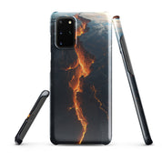 Cover Samsung Resistente – Compatibile con Ricarica Wireless – Design Spaccatura Pianeta Terra-Biiply