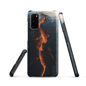 Cover Samsung Resistente – Compatibile con Ricarica Wireless – Design Spaccatura Pianeta Terra-Biiply