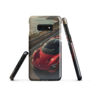 Cover Samsung Resistente – Compatibile con Ricarica Wireless – Design Supercar Rossa-Biiply
