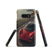 Cover Samsung Resistente – Compatibile con Ricarica Wireless – Design Supercar Rossa-Biiply
