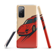 Cover Samsung Resistente – Compatibile con Ricarica Wireless – Design Testa Rossa-Biiply