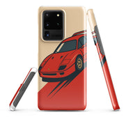 Cover Samsung Resistente – Compatibile con Ricarica Wireless – Design Testa Rossa-Biiply