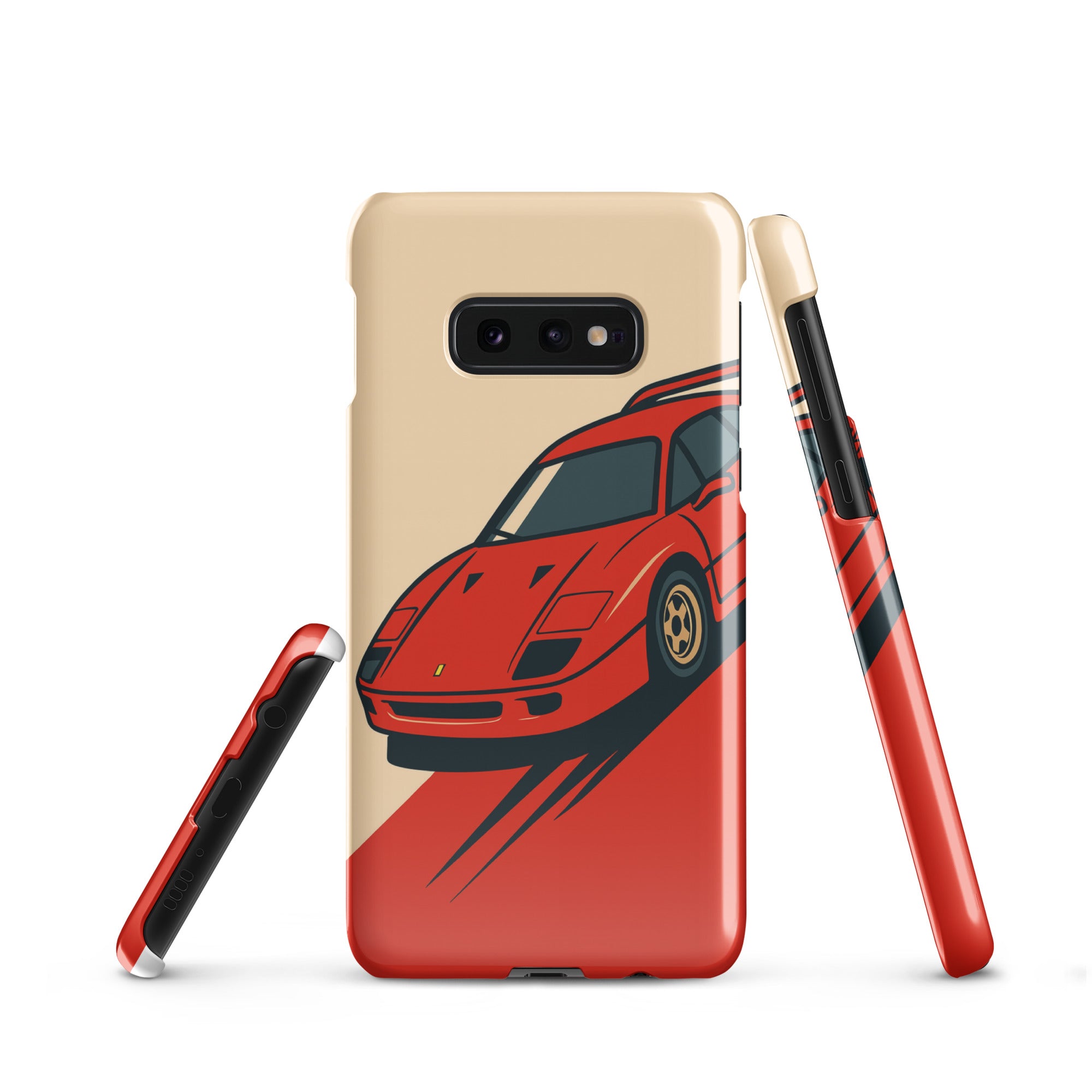 Cover Samsung Resistente – Compatibile con Ricarica Wireless – Design Testa Rossa-Biiply