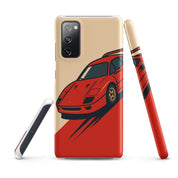 Cover Samsung Resistente – Compatibile con Ricarica Wireless – Design Testa Rossa-Biiply