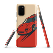 Cover Samsung Resistente – Compatibile con Ricarica Wireless – Design Testa Rossa-Biiply