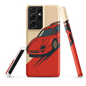 Cover Samsung Resistente – Compatibile con Ricarica Wireless – Design Testa Rossa-Biiply