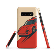 Cover Samsung Resistente – Compatibile con Ricarica Wireless – Design Testa Rossa-Biiply