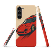 Cover Samsung Resistente – Compatibile con Ricarica Wireless – Design Testa Rossa-Biiply
