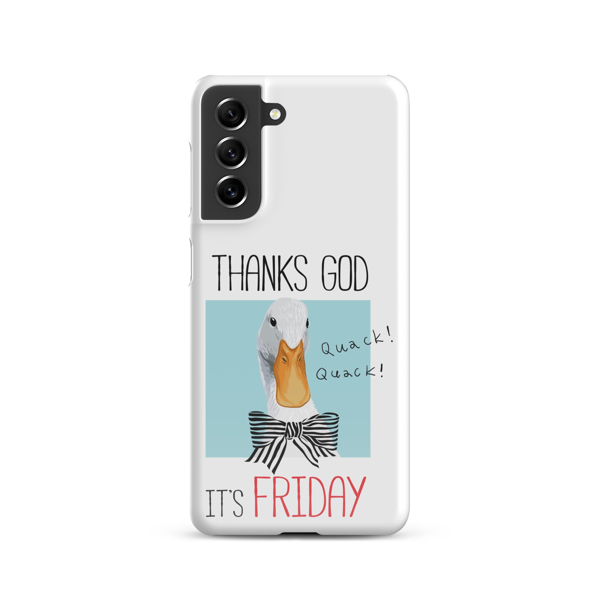 Cover Samsung Resistente – Compatibile con Ricarica Wireless – Design Thanks God It's FRIDAY-Biiply