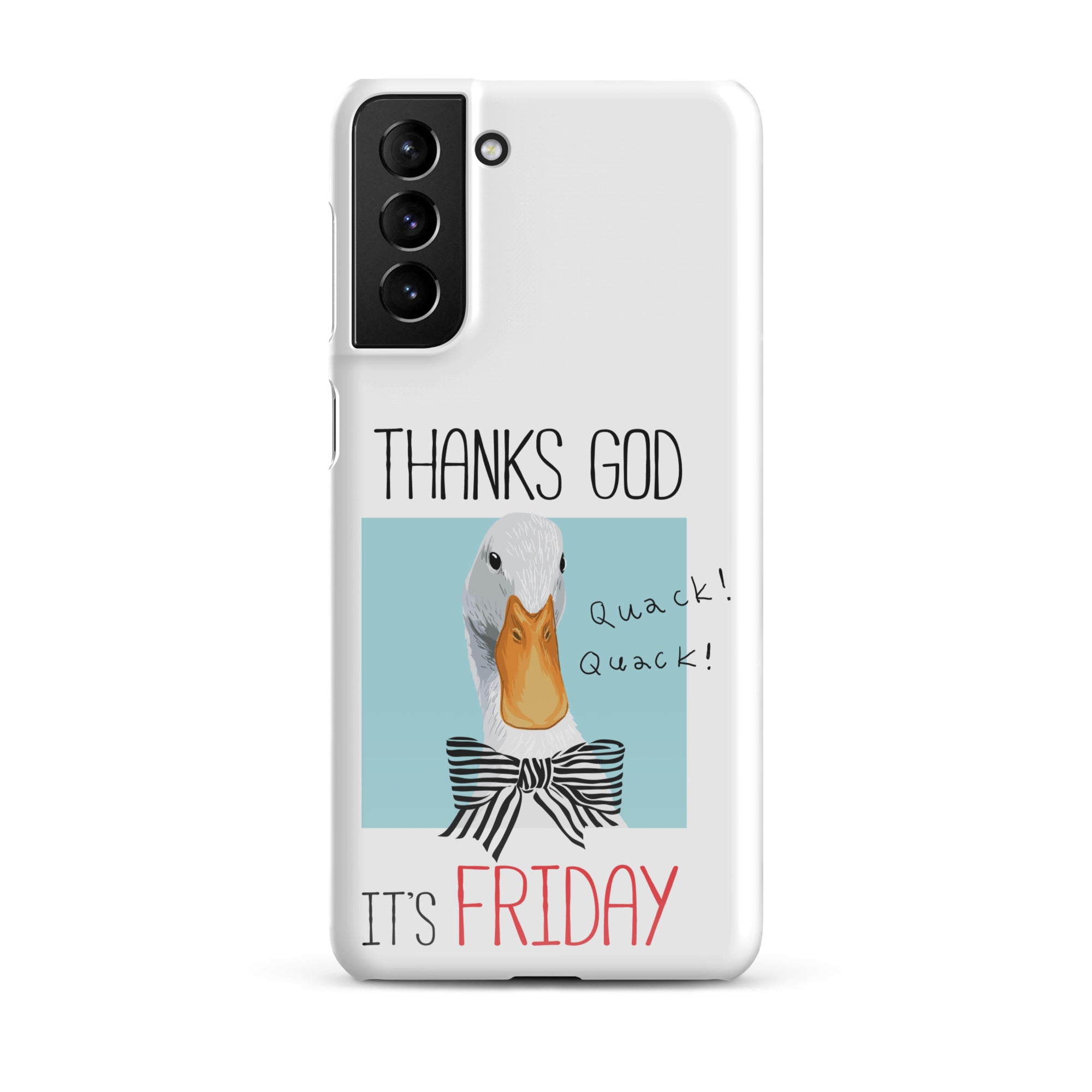 Cover Samsung Resistente – Compatibile con Ricarica Wireless – Design Thanks God It's FRIDAY-Biiply