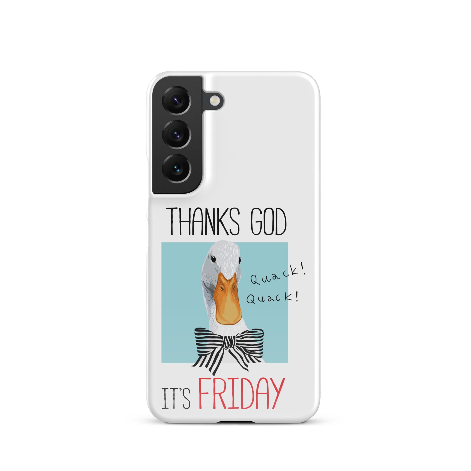 Cover Samsung Resistente – Compatibile con Ricarica Wireless – Design Thanks God It's FRIDAY-Biiply