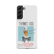 Cover Samsung Resistente – Compatibile con Ricarica Wireless – Design Thanks God It's FRIDAY-Biiply
