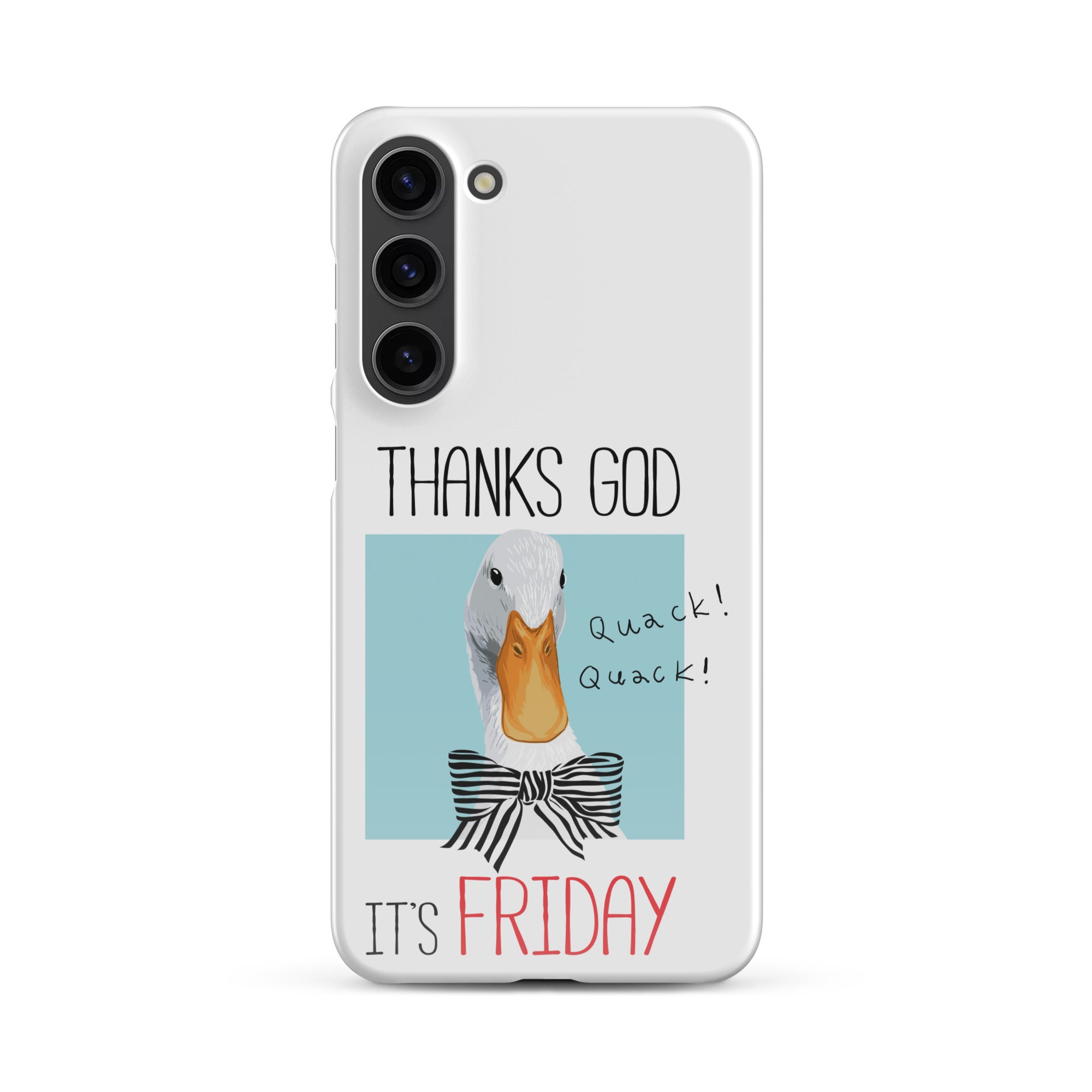 Cover Samsung Resistente – Compatibile con Ricarica Wireless – Design Thanks God It's FRIDAY-Biiply