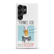 Cover Samsung Resistente – Compatibile con Ricarica Wireless – Design Thanks God It's FRIDAY-Biiply