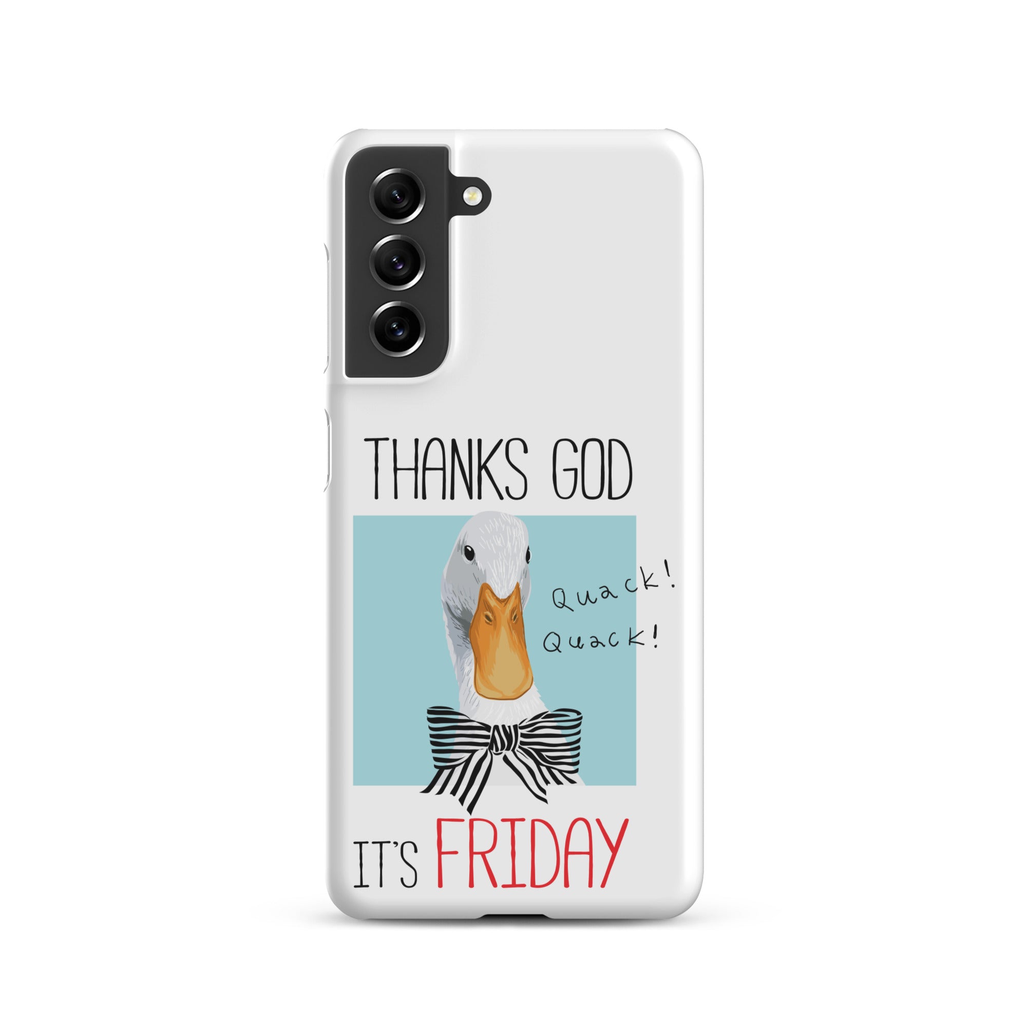 Cover Samsung Resistente – Compatibile con Ricarica Wireless – Design Thanks God It's FRIDAY-Biiply