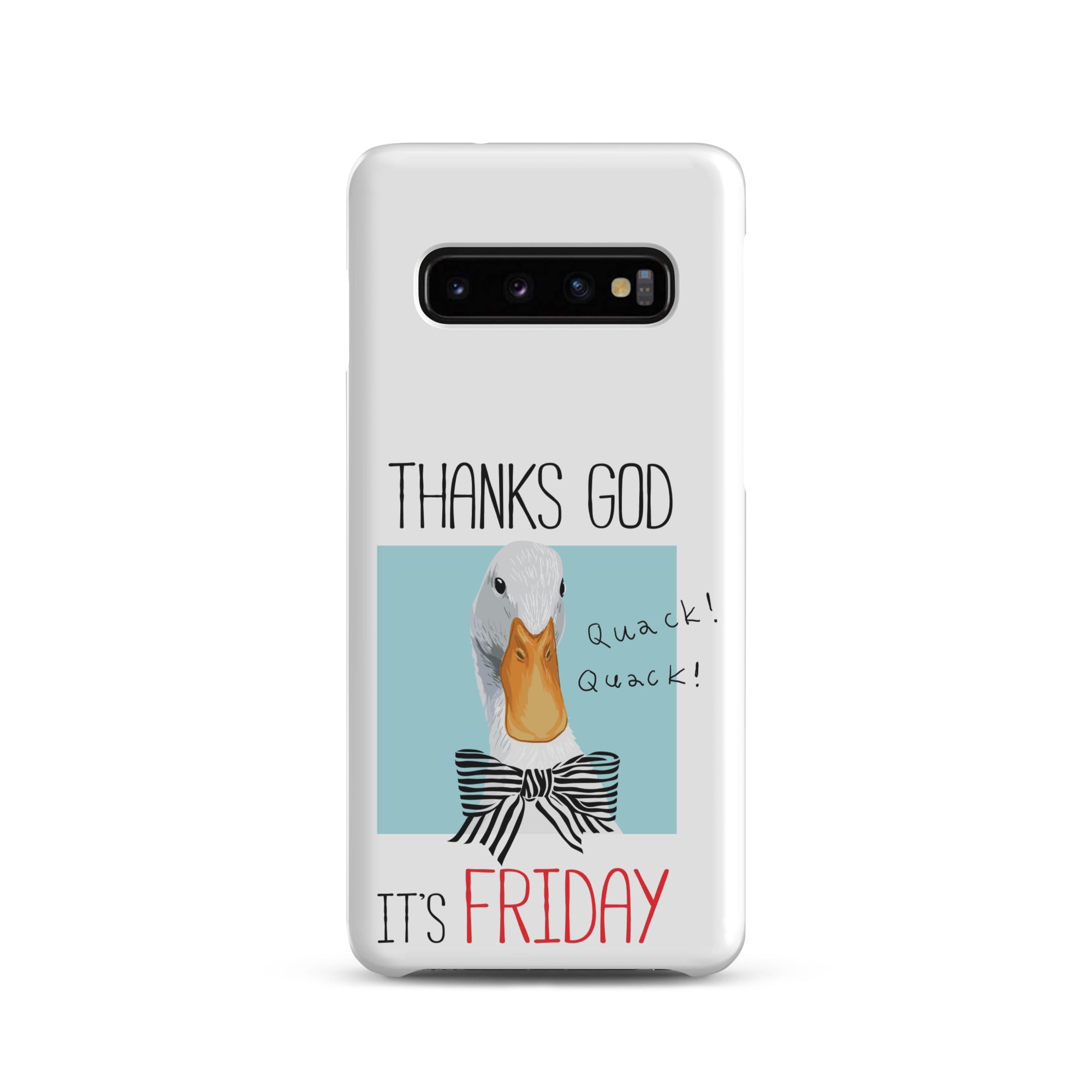 Cover Samsung Resistente – Compatibile con Ricarica Wireless – Design Thanks God It's FRIDAY-Biiply