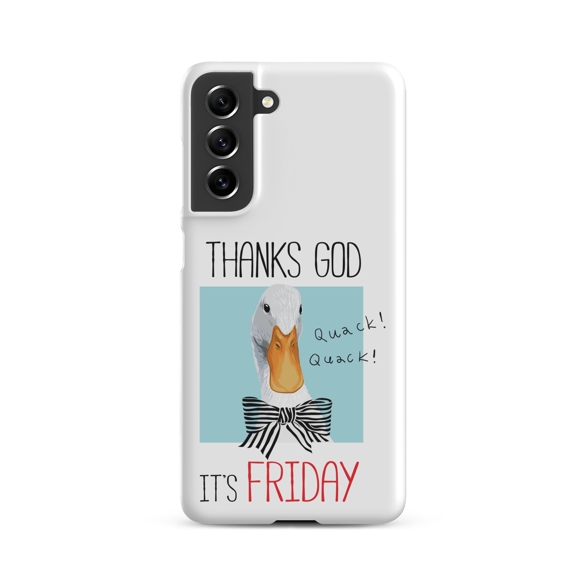 Cover Samsung Resistente – Compatibile con Ricarica Wireless – Design Thanks God It's FRIDAY-Biiply