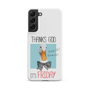 Cover Samsung Resistente – Compatibile con Ricarica Wireless – Design Thanks God It's FRIDAY-Biiply