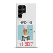 Cover Samsung Resistente – Compatibile con Ricarica Wireless – Design Thanks God It's FRIDAY-Biiply