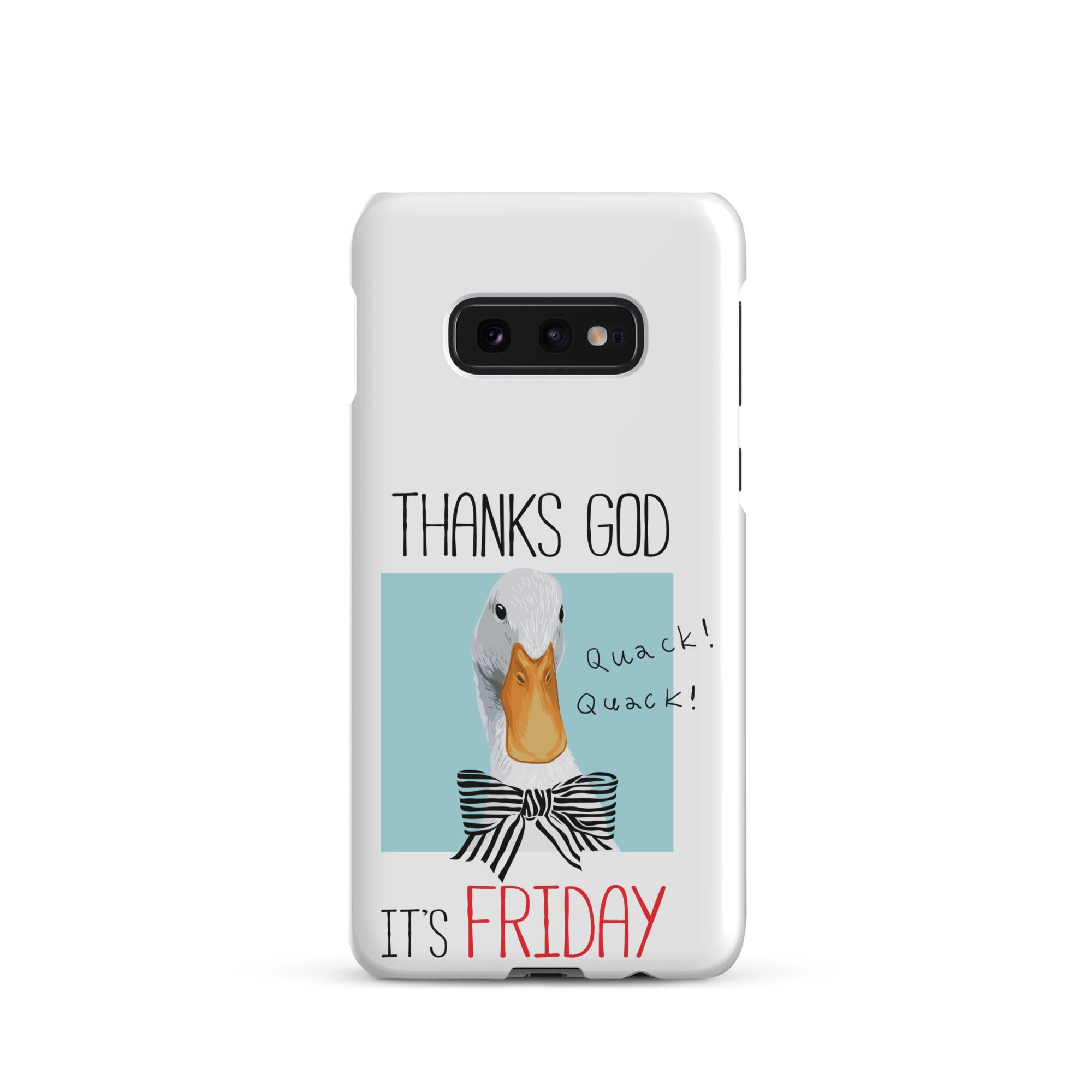 Cover Samsung Resistente – Compatibile con Ricarica Wireless – Design Thanks God It's FRIDAY-Biiply