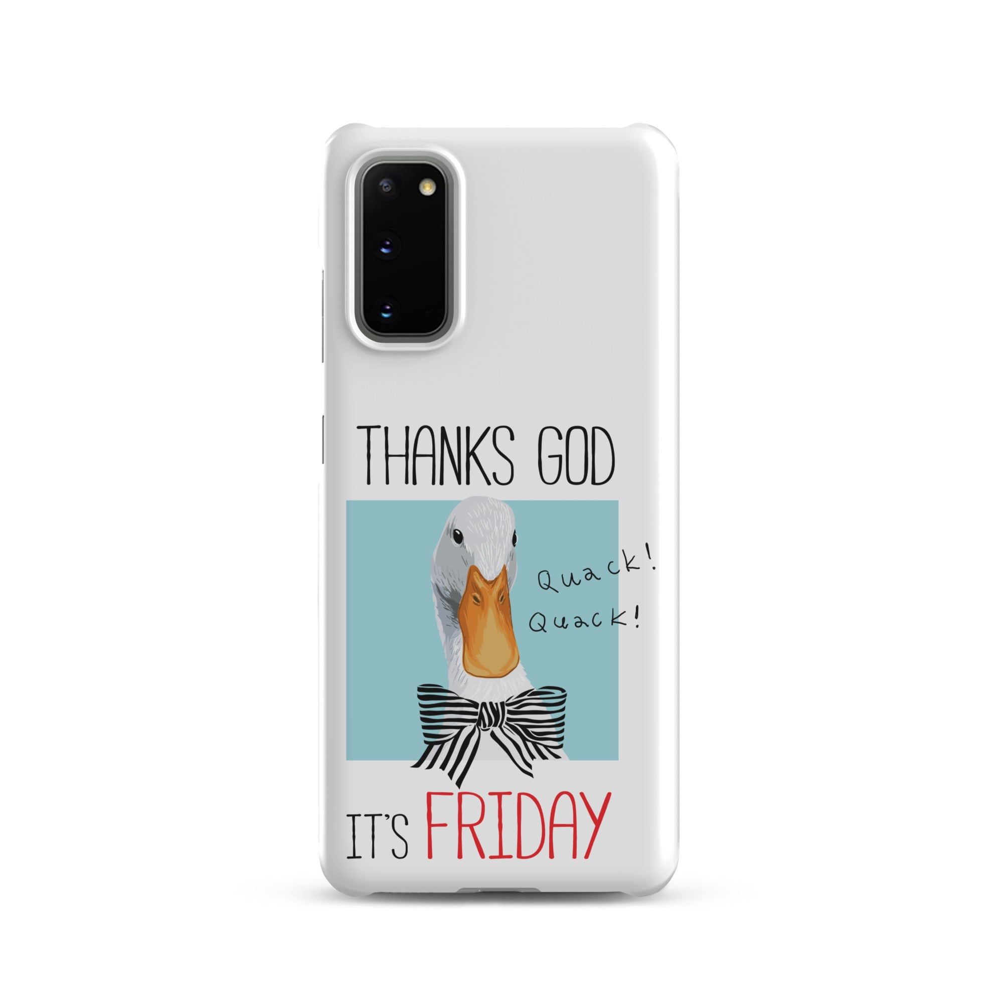 Cover Samsung Resistente – Compatibile con Ricarica Wireless – Design Thanks God It's FRIDAY-Biiply