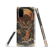 Cover Samsung Resistente – Compatibile con Ricarica Wireless – Design Tigre Giapponese-Biiply