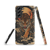Cover Samsung Resistente – Compatibile con Ricarica Wireless – Design Tigre Giapponese-Biiply