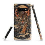 Cover Samsung Resistente – Compatibile con Ricarica Wireless – Design Tigre Giapponese-Biiply