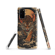 Cover Samsung Resistente – Compatibile con Ricarica Wireless – Design Tigre Giapponese-Biiply