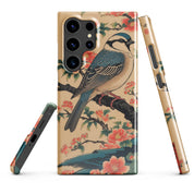 Cover Samsung Resistente – Compatibile con Ricarica Wireless – Design Uccellino Giapponese-Biiply