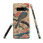Cover Samsung Resistente – Compatibile con Ricarica Wireless – Design Uccellino Giapponese-Biiply