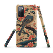 Cover Samsung Resistente – Compatibile con Ricarica Wireless – Design Uccellino Giapponese-Biiply